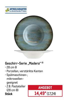 Geschirr-Serie „Madera“