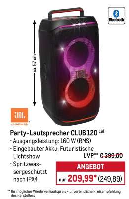 Party-Lautsprecher CLUB 120