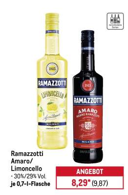 Ramazzotti Amaro/Limoncello
