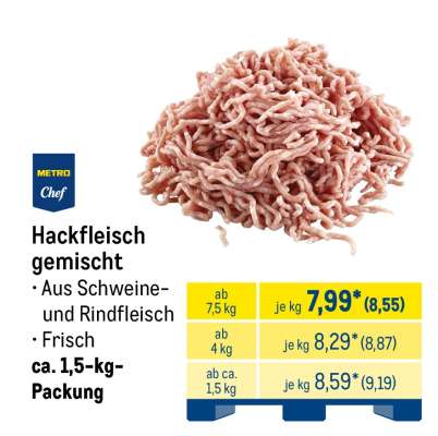 Hackfleisch gemischt