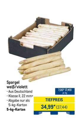 Spargel weiß/violett*