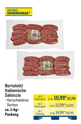 Bortolotti Italienische Salsiccia