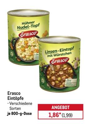 Erasco Eintöpfe