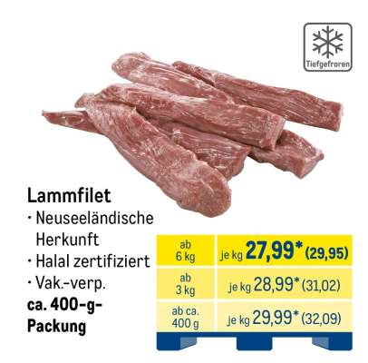 Lammfilet