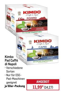 Kimbo Pad Caffé di Napoli