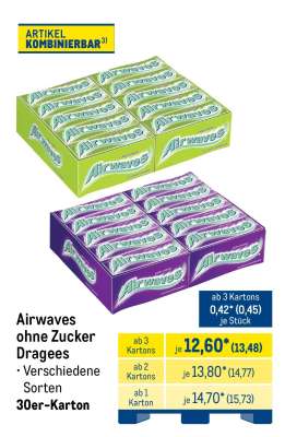Airwaves ohne Zucker Dragees
