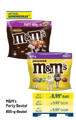 M&M's Party Beutel