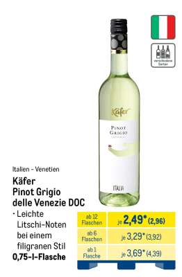 Käfer Pinot Grigio delle Venezie DOC