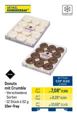 Donuts mit Crumble