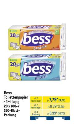 bess Toilettenpapier
