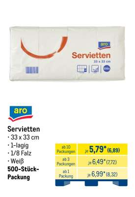 aro Servietten