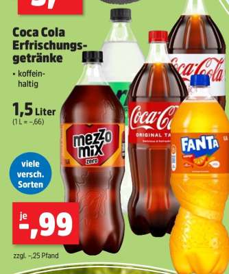 Coca Cola Erfrischungsgetränke