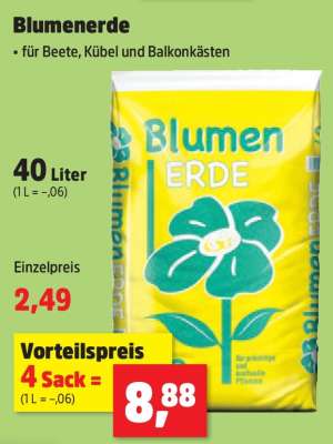 Blumenerde
