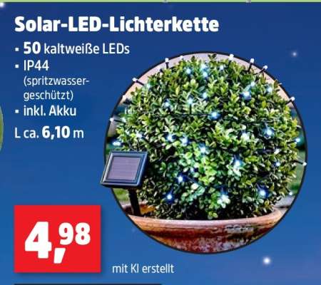 Solar-LED-Lichterkette