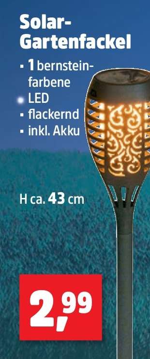 Solar-Gartenfackel