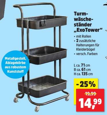 Turmwäscheständer „ExoTower“