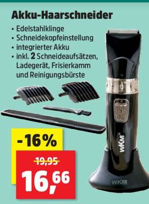 Akku-Haarschneider