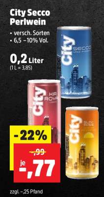 City Secco Perlwein