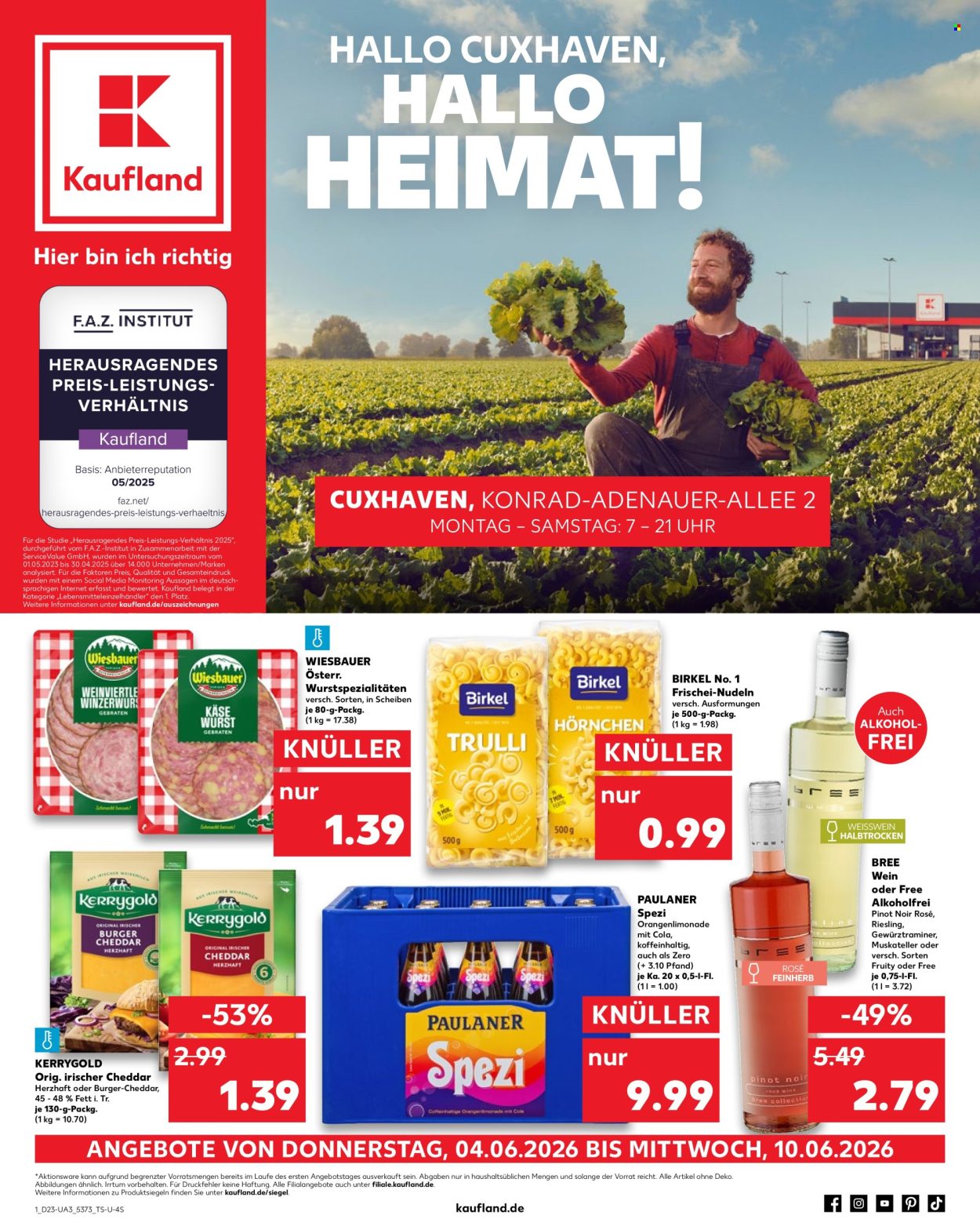 Kaufland Prospekte  - 4.06.2026 - 10.06.2026. Seite 1