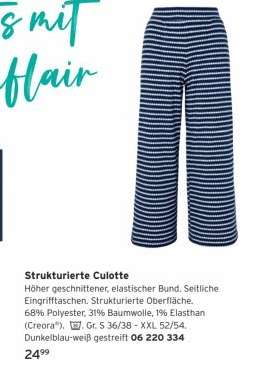 Strukturierte Culotte