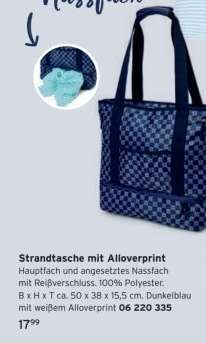 Strandtasche mit Alloverprint