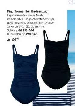 Figurformender Badeanzug