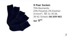 5 Paar Socken