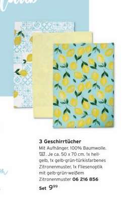 3 Geschirrtücher