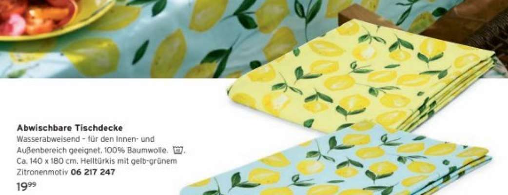 Abwischbare Tischdecke