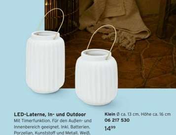 LED-Laterne, In- und Outdoor