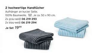 2 hochwertige Handtücher