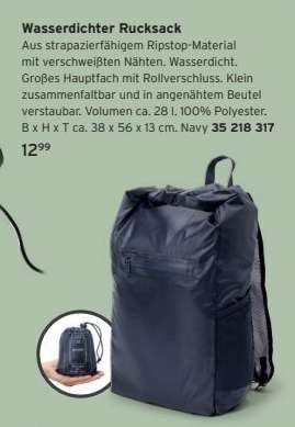 Wasserdichter Rucksack