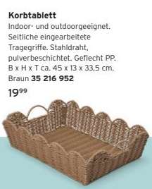 Korbtablett