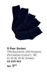 5 Paar Socken
