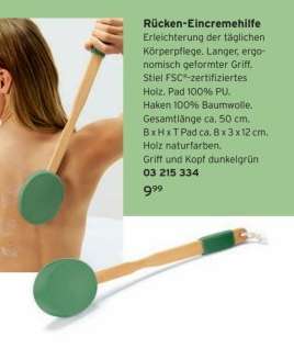 Rücken-Eincremehilfe