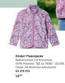 Kinder-Fleecejacke