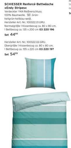SCHIESSER Renforcé-Bettwäsche »Endy Stripes«