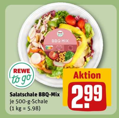 Salatschale BBQ Mix