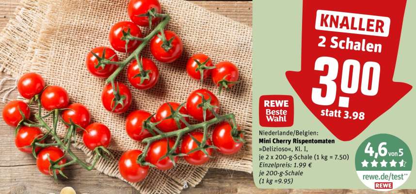 Mini Cherry Rispentomaten