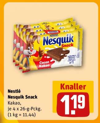 Nestlé Nesquik Snack