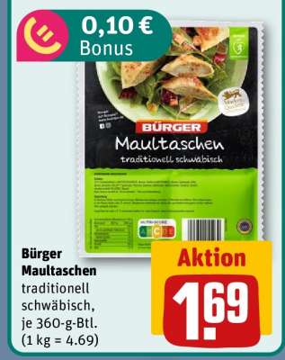 BÜRGER Maultaschen