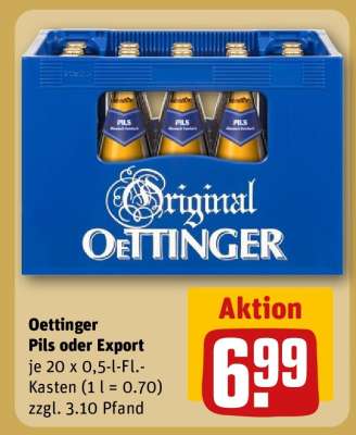 Oettinger Pils oder Export