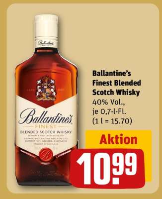 Ballantine’s Finest Blended Scotch Whisky*