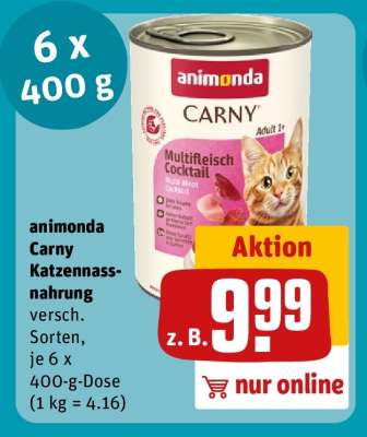 animonda Carny Katzennassnahrung