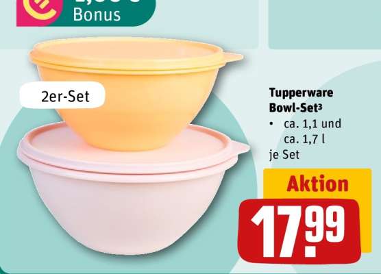 Tupperware Bowl-Set³