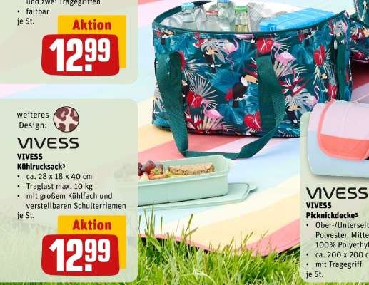 VIVESS Kühlrucksack