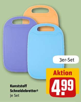 Kunststoff Schneidebretter³
