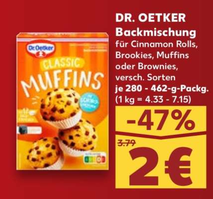 Dr. Oetker Backmischung*