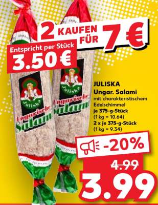 JULISKA Ungar. Salami