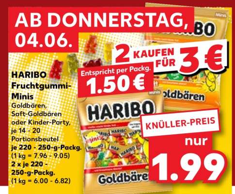 HARIBO Fruchtgummi-Minis
